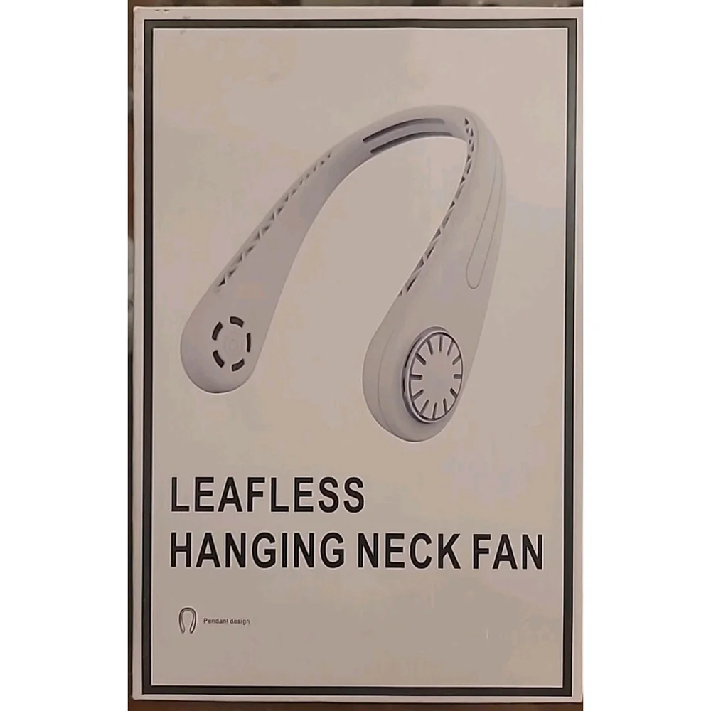 Leafless Hanging Neck Fan, Purple And Yellow